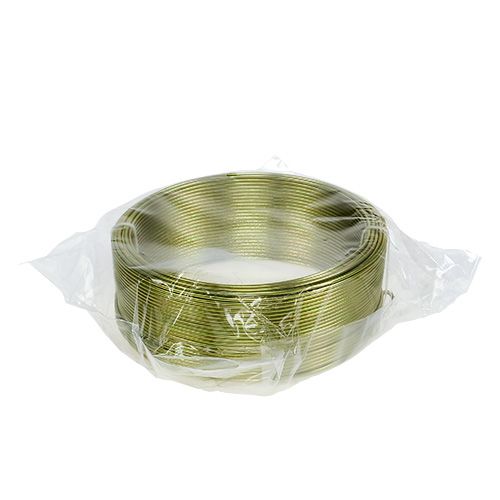 položky Hliníkový drát Ø2mm olivově zelený 500g (60m)
