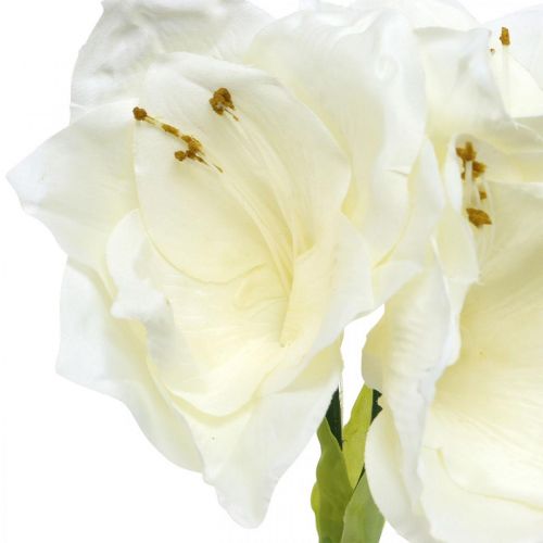 položky Umělá květina Amaryllis bílá rytířská hvězda Vánoční dekorace V40cm