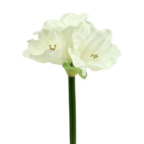 Amaryllis umělá 60cm bílá