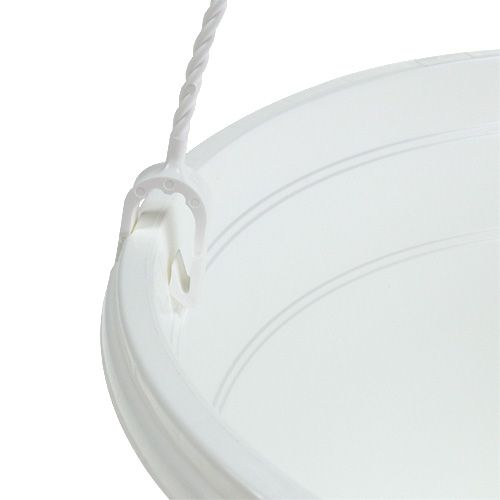 položky Květinový závěsný košík 25cm bílý
