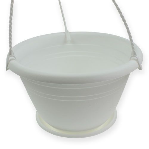 položky Závěsný košík Galicia Ø30cm bílý