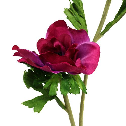Floristik24 Umělá sasanka Fuchsia 6ks