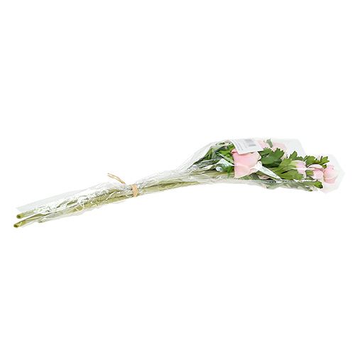 Floristik24 Umělá sasanka růžová 6ks