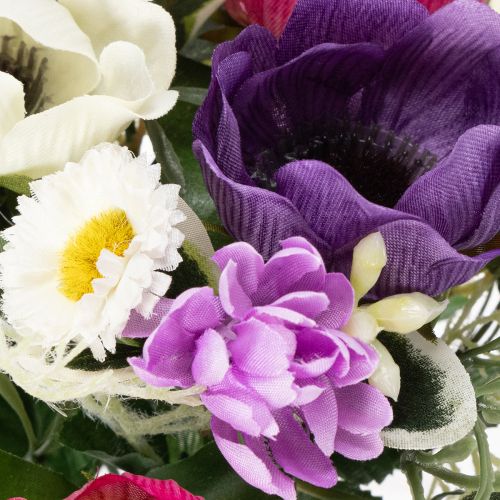 položky Umělá kytice sasanek, jarní dekorace, všestranná v moderním designu, 26 cm