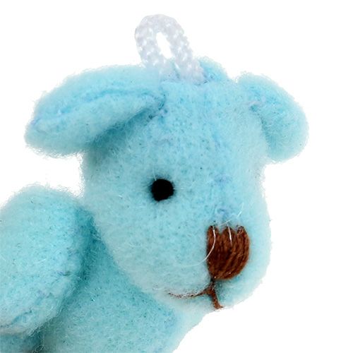 položky Přívěsek medvěd světle modrý 3,8cm 12 ks