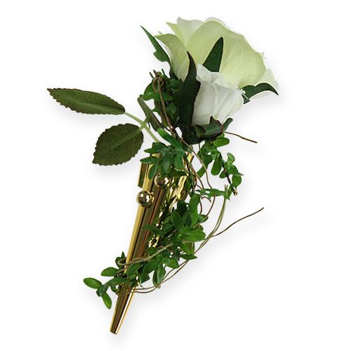 Floristik24 Svatební jehlice s magnetem, lesklá zlatá 7cm