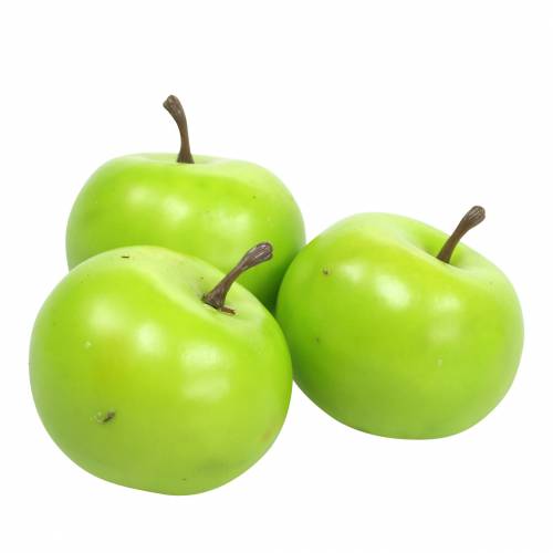 Mini jablko umělé zelené Ø4cm 24ks