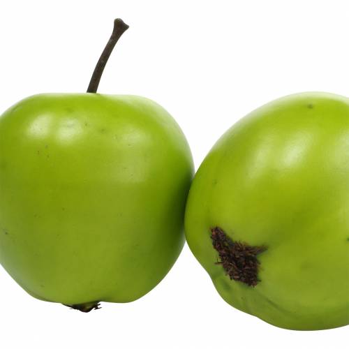 položky Dekorativní ovocné mini jablko umělé zelené 4,5cm 24 ks