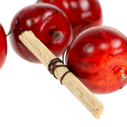Floristik24 Jablečná girlanda červená L 110cm