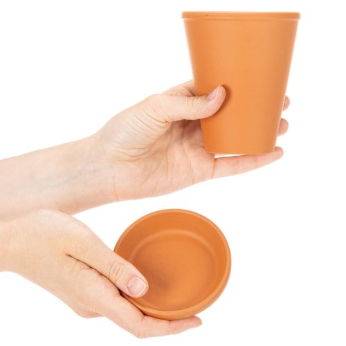 Nádrž na vodu Aquasafe s napáječkou proti hmyzu do zahrady, na balkon a terasu, 12 cm, 3 kusy | Floristik24.cz