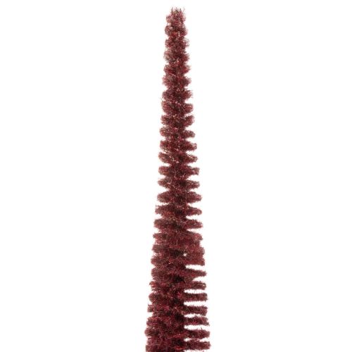 Dekorativní vánoční stromeček, štíhlá figurka stromku na dřevěném podstavci, 60 cm | Floristik24.cz