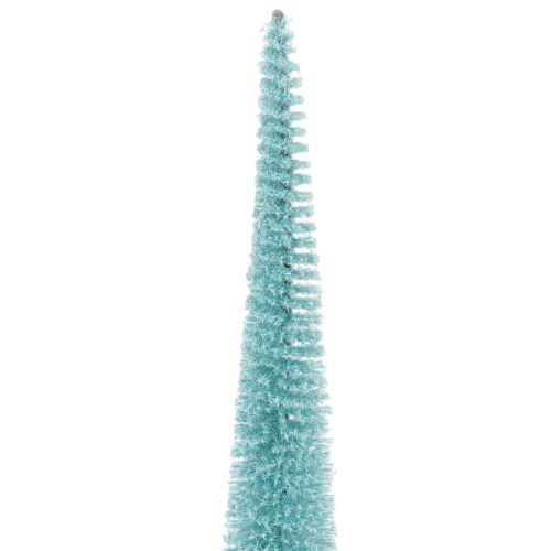 Umělý vánoční stromeček, tenký, s dřevěným podstavcem, 40 cm | Floristik24.cz