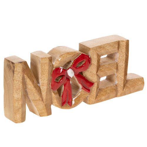 Vánoční nápis Noel s mašlí, vánoční dekorace, 18 cm nakoupit | Floristik24.cz
