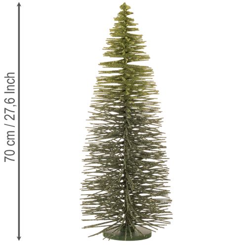 Umělý zelený vánoční stromeček pro zimní dekoraci, 70 cm | Floristik24.cz