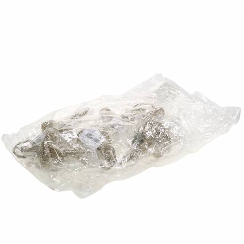 Floristik24 Vánoční ozdoby na stromeček balerína champagne třpytky 18cm 6ks