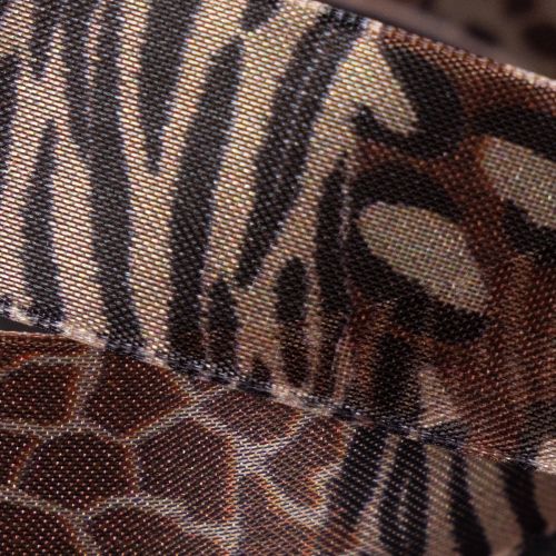 Dekorativní stuha, zvířecí vzor, leopardí vzor, dárková stuha, šířka 25 mm, délka 20 m | Floristik24.cz