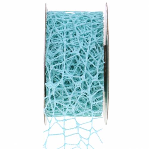 položky Deco stuha síťovaná stuha světle modrá Tiffany 40mm 10m