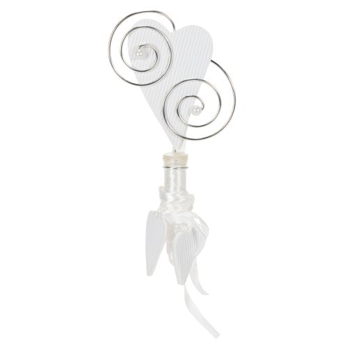 položky Závěs na lavici s trubkou a srdíčkem, 18 cm, 6 kusů