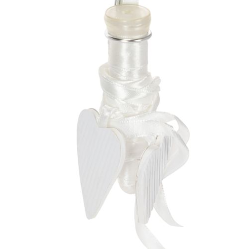 položky Závěs na lavici s trubkou a srdíčkem, 18 cm, 6 kusů