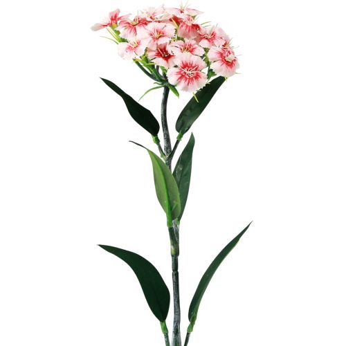 Karafiát vousatý umělý karafiát Peach Pink 52cm