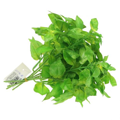 Floristik24 Bazalka umělá zelená 25cm 6ks