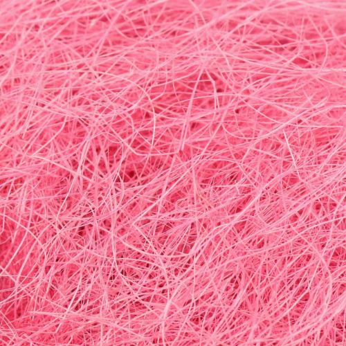 Floristik24 Rukodělný materiál, sisalová tráva, přírodní materiál růžová 300g