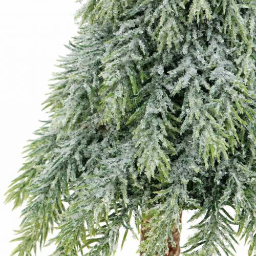 Floristik24 Deco vánoční stromek zasněžený zelený, bílý 56cm