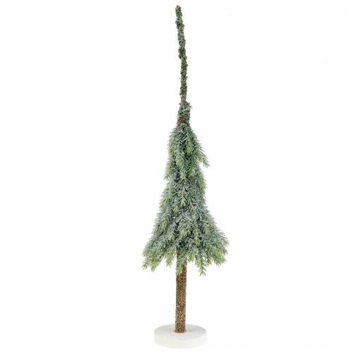 Floristik24 Deco vánoční stromek zasněžený zelený, bílý 56cm