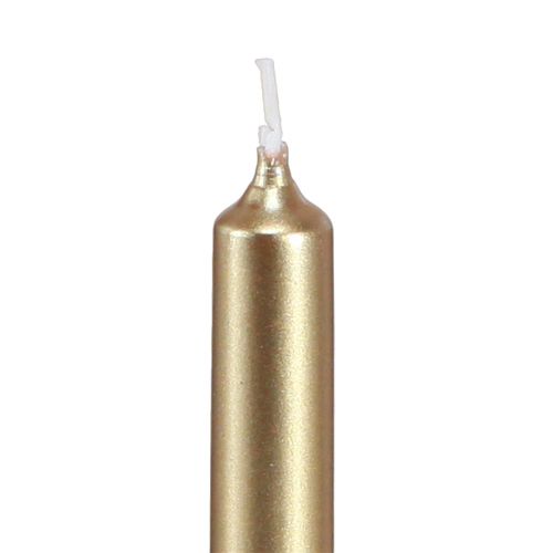 položky Svíčky na stromeček svíčky na vánoční stromeček zlaté 13x105mm 20 ks