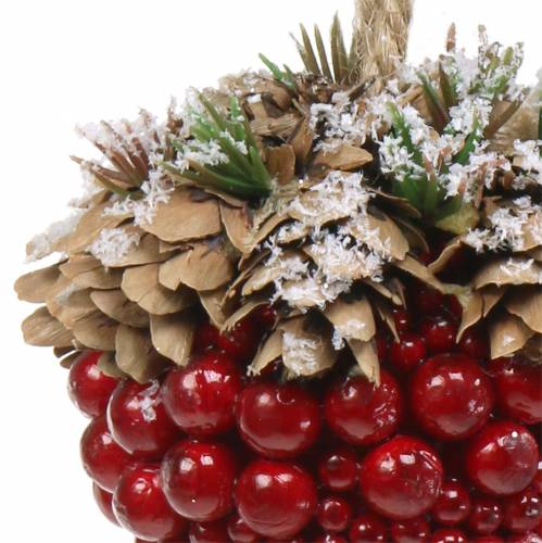 Floristik24 Deco věšák bobule/žalud 8,5cm