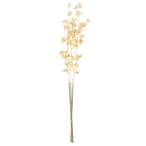 Umělá dekorace z bobulových větviček, zlatá, 70 cm, 3 kusy | Floristik24.cz