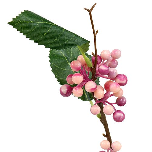 položky Větev bobulová umělá růžovo-lila 64cm 6ks