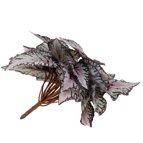 Floristik24 Umělý keř begónie Bordeaux 37cm