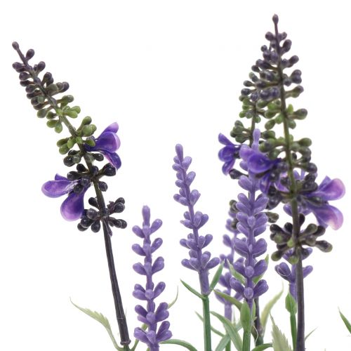Floristik24 Umělá levandule v květináči V25cm