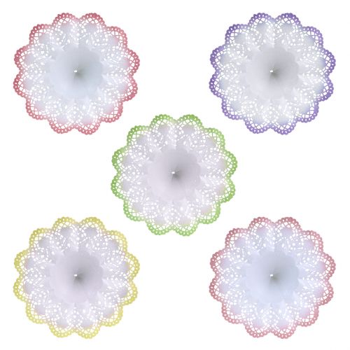 Biedermeierové manžety batikované Ø17cm 25 ks