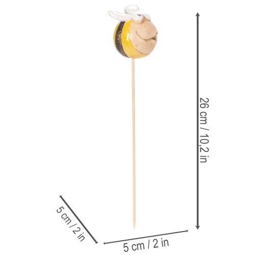 položky Zahradní dekorace včelí kůl do zahrady a na balkon 26 cm 4 ks