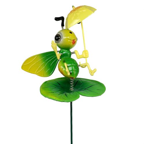 Floristik24 Včela s deštníkem jako zahradní hmoždinka 73cm