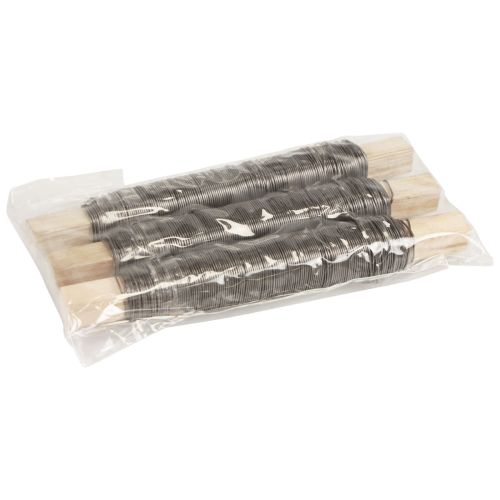 Floristik24 Navíjecí drát modře žíhaný vázací drát drát 0,65mm 100g 3 kusy