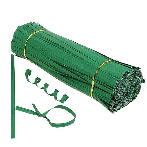 Vázací pásky dlouhé zelené 30cm 2-drátové 1000ks