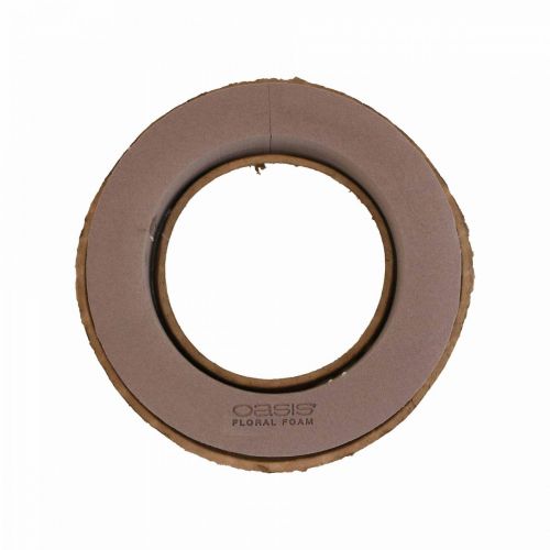 Floristik24 Oasis Floral Foam Ring Biolit Nature Source Brown 32cm 2ks