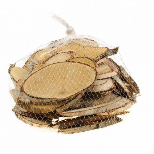 Floristik24 Dřevěné kotouče březový ovál přírodní 7,5 × 13 cm 1kg