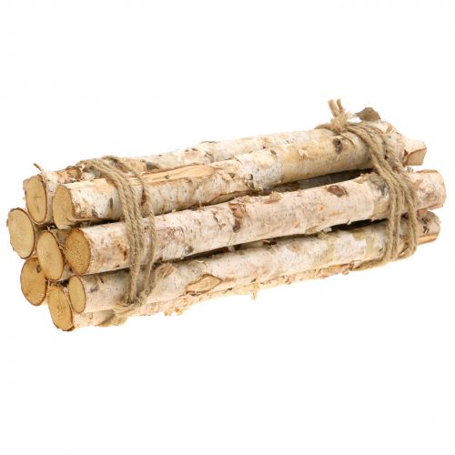 Floristik24 Březové větve svázané natur 30cm 8 ks
