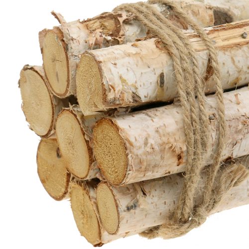 Floristik24 Březové větve svázané natur 30cm 8 ks
