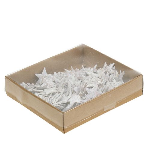 položky Březové hvězdičky mini 2cm - 2,5cm bílé vyprané 150 ks