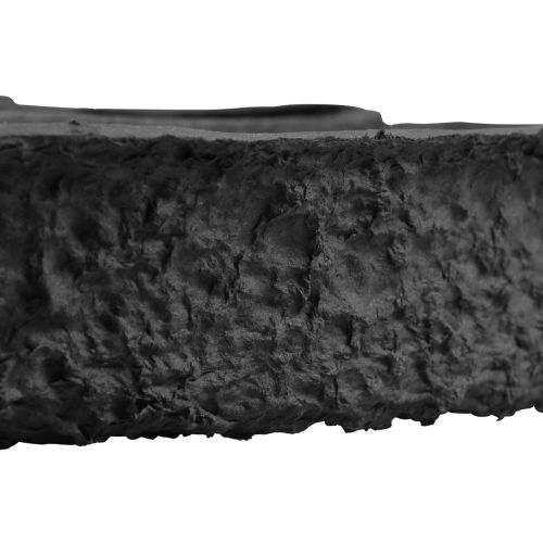 položky Oasis Black Biolit rostlinné srdce otevřená černá miska na rostliny 50cm
