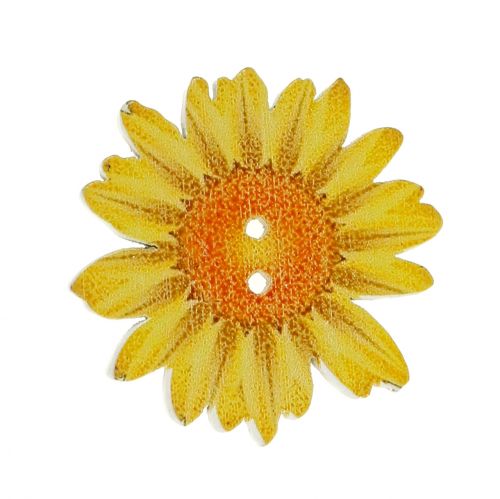 Floristik24 Květiny jako knoflíky ze dřeva Ø3,5cm sortiment 90ks