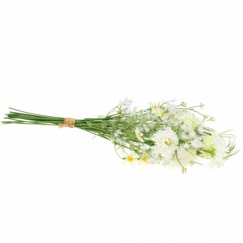 Floristik24 Kytice s astry bílá 47cm