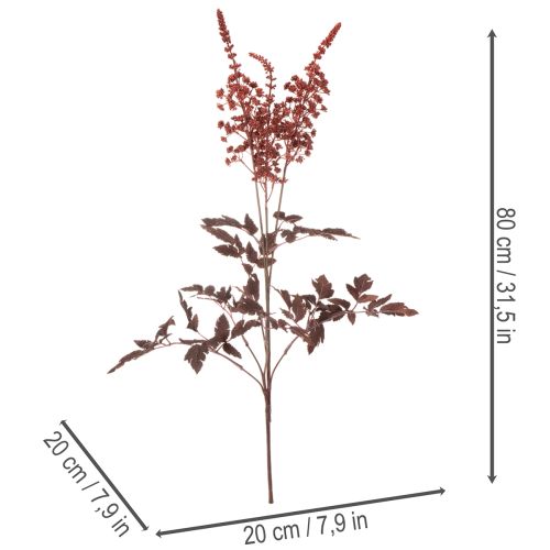 Umělá květina Astilbe s dlouhým stonkem, nádhera 80 cm | Floristik24.cz