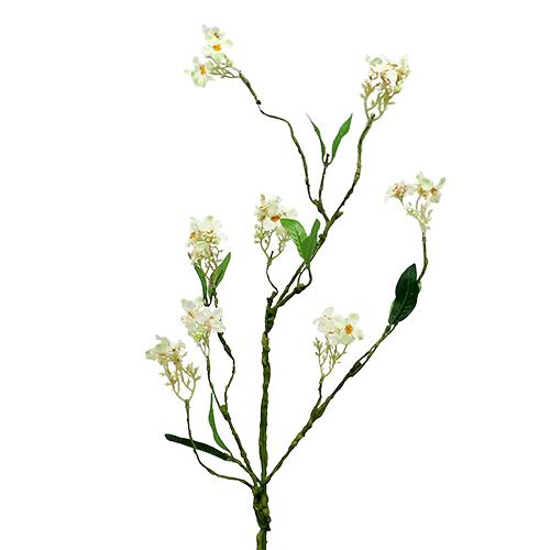 položky Větev květu bílá L 65cm 1 kus Umělá rostlina jako skutečná!