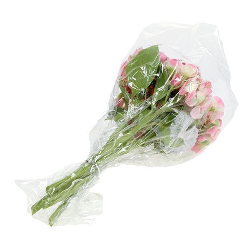 položky Hortenzie růžová se sněhem 33cm 4 ks